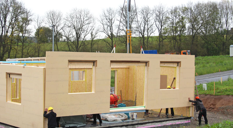 construction-of-prefabricated-houses